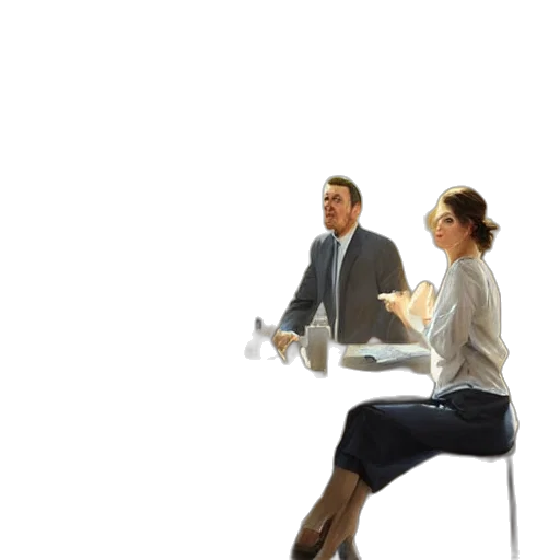 staff, furniture, dress, 3d render transparent PNG cut-out
