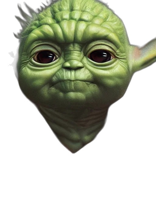 face, mask, creature, staff transparent PNG cut-out