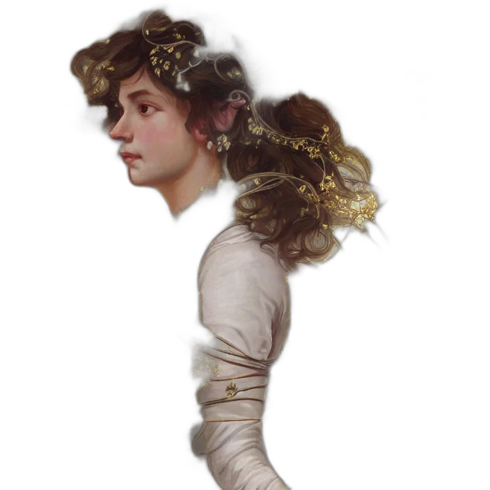 crown, staff, hat, face transparent PNG cut-out