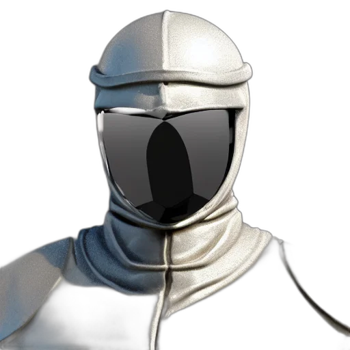 mask, robot, staff, face, 3d render, concept art, photorealistic, fantasy art transparent PNG cut-out