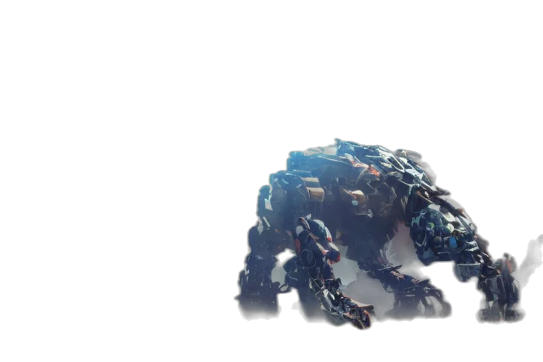 robot, dragon, weapon, creature transparent PNG cut-out