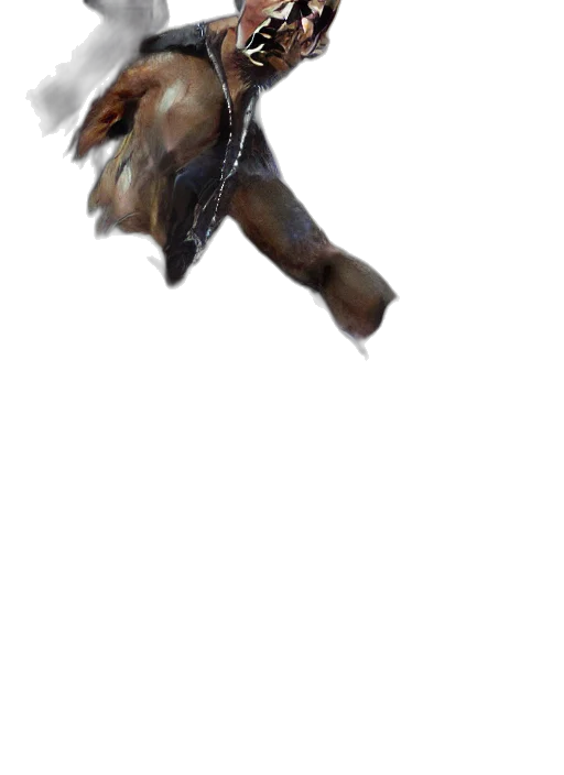 dragon, staff, creature, weapon transparent PNG cut-out