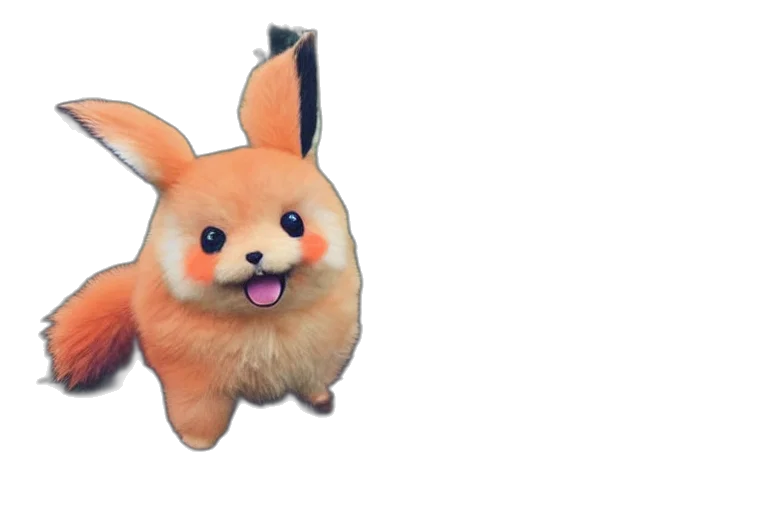 animal, creature, staff, 3d render transparent PNG cut-out