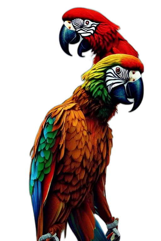 animal, mask, jewelry, staff, photorealistic, watercolor, oil painting, concept art transparent PNG cut-out