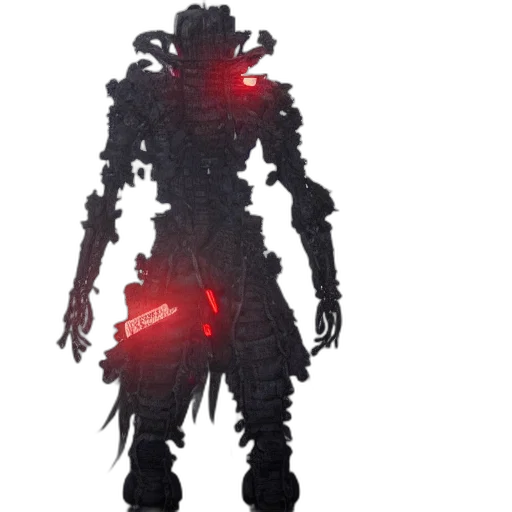 robot, weapon, creature, staff transparent PNG cut-out