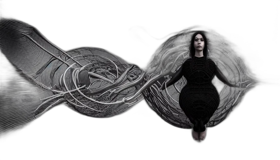dress, hair, jewelry, creature, concept art, fantasy art, photorealistic, comic book art transparent PNG cut-out