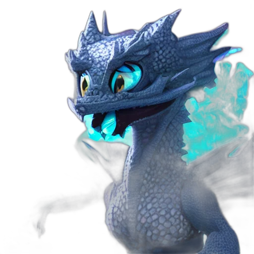 dragon, creature, staff, animal transparent PNG cut-out