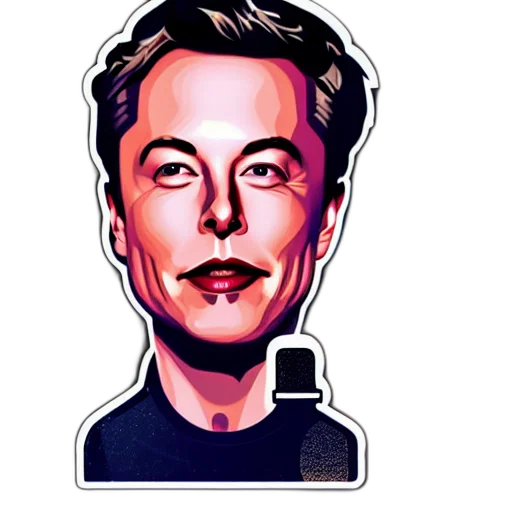 robot, face, cartoon, pixel art, comic book art, concept art, head, elon transparent PNG cut-out