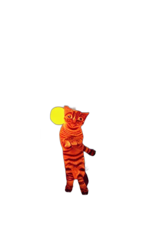 animal, staff, creature, hat, pixel art, 3d render, concept art, photorealistic transparent PNG cut-out