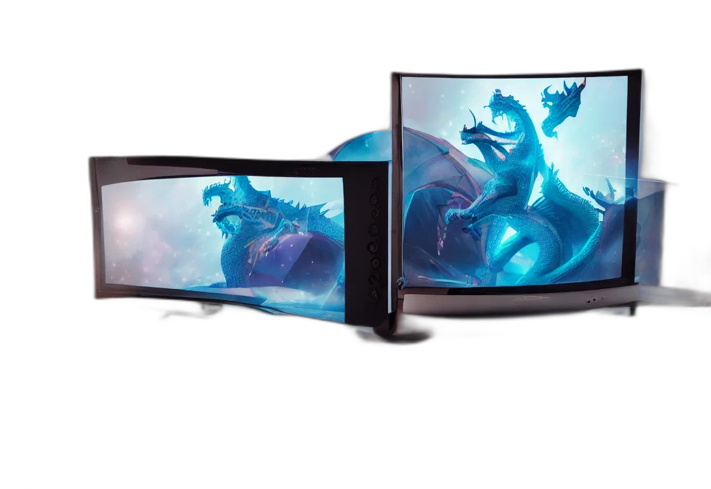 dragon, concept art, curved, dtv, popping, out, volumetric, lighting transparent PNG cut-out