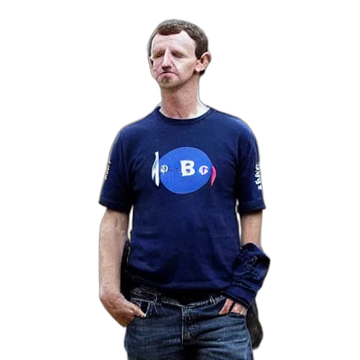 staff, jacket, 3d render, mark, zukerberg, looking, depressed transparent PNG cut-out