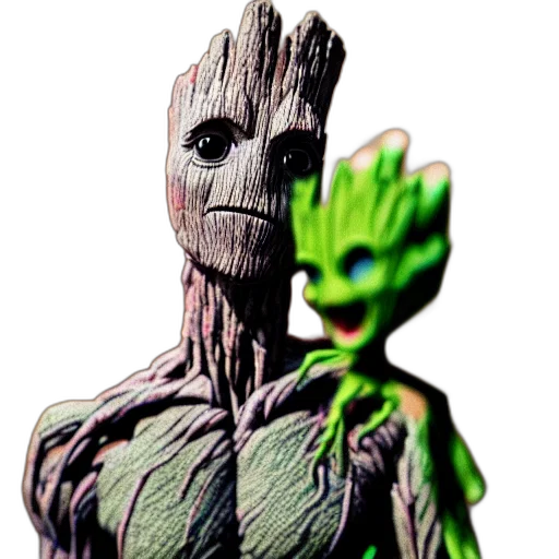 creature, tree, mask, robot transparent PNG cut-out