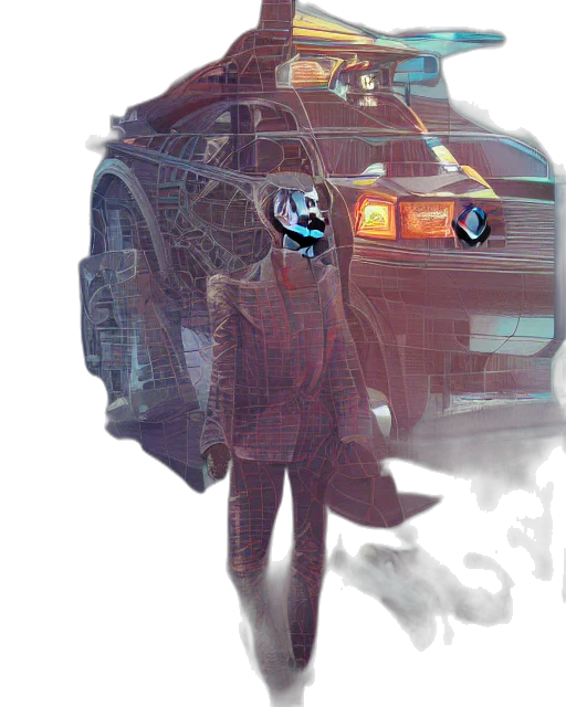 car, robot, dress, weapon transparent PNG cut-out