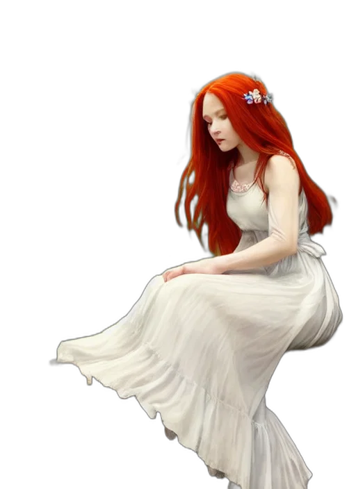 dress, crown, fantasy art, concept art transparent PNG cut-out