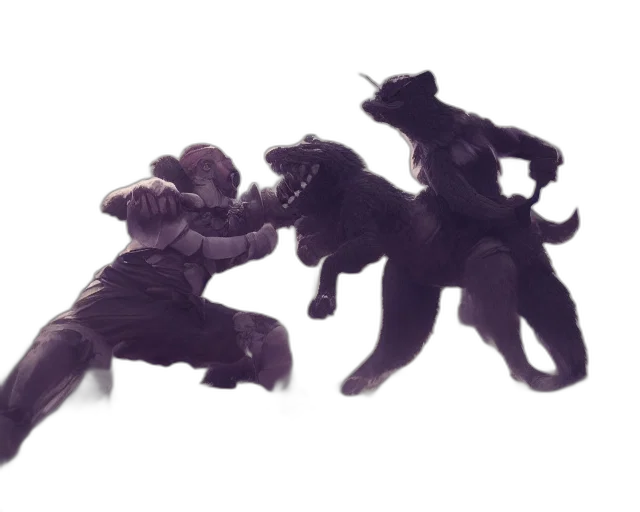 dragon, creature, 3d render, concept art transparent PNG cut-out