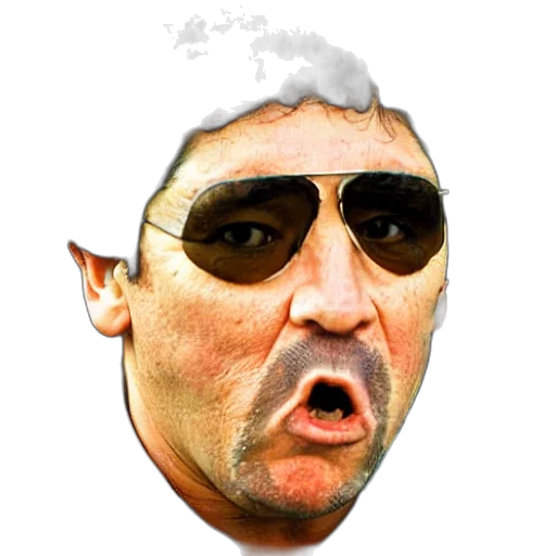 face, cartoon, photorealistic, maradona, photograph transparent PNG cut-out