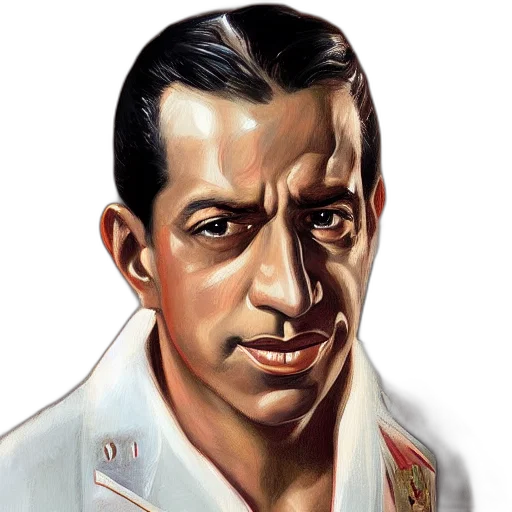 face, jacket, staff, photorealistic, comic book art, cartoon, concept art, painting transparent PNG cut-out