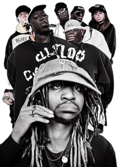 photorealistic, concept art, clout, rap transparent PNG cut-out