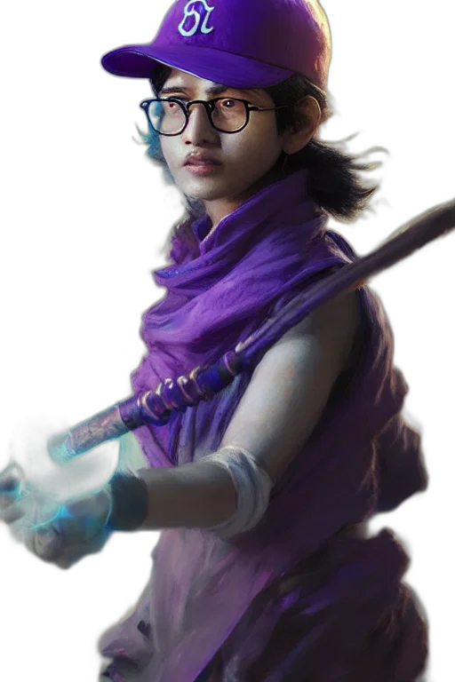 staff, sword, weapon, face, fantasy art, photorealistic, concept art, 3d render transparent PNG cut-out