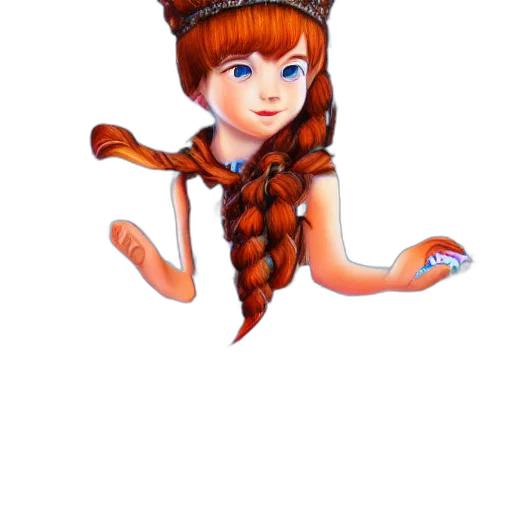 hat, staff, crown, creature, 3d render, fantasy art, concept art, cartoon transparent PNG cut-out