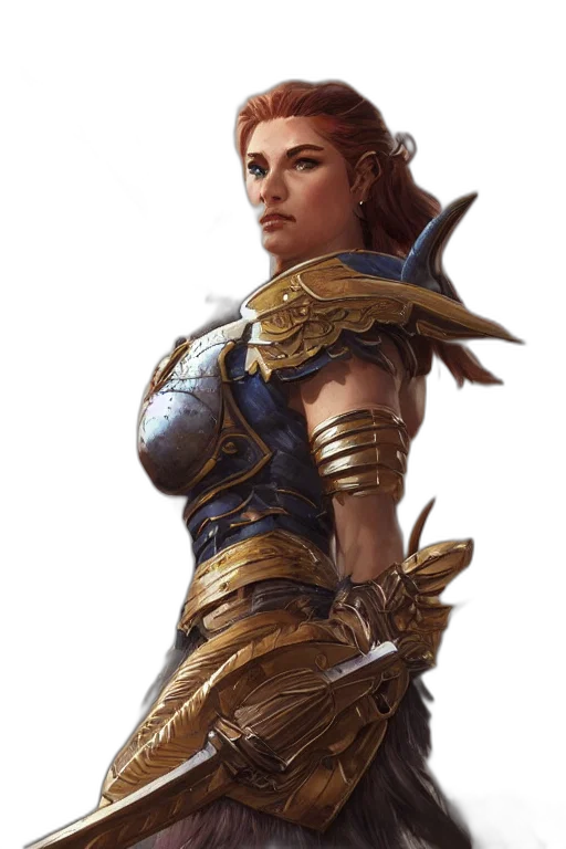 sword, weapon, fantasy art, concept art, photorealistic, comic book art, golden, amazon transparent PNG cut-out