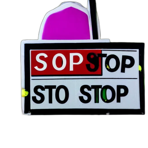 staff, jewelry, 3d render, vaporwave transparent PNG cut-out