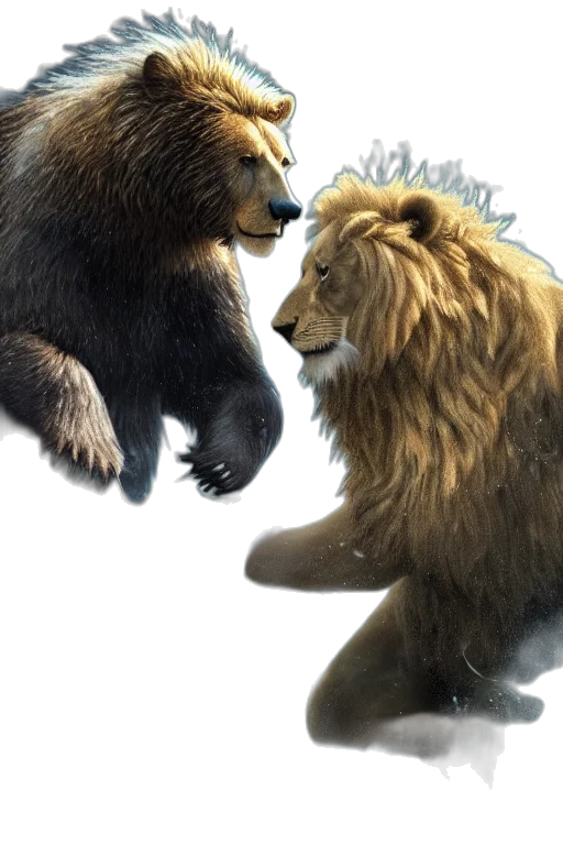 animal, concept art, photorealistic, 3d render transparent PNG cut-out