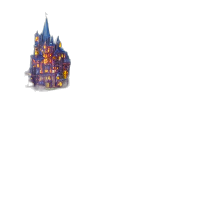 building, crown, staff, dragon, pixel art, concept art, 3d render, fantasy art transparent PNG cut-out