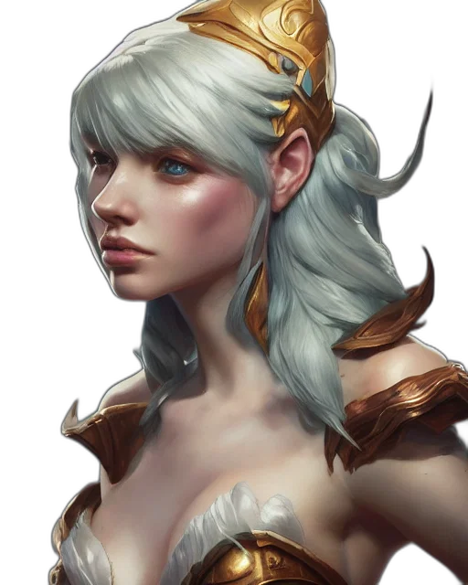 crown, face, dragon, jewelry, fantasy art, concept art, photorealistic, oil painting transparent PNG cut-out