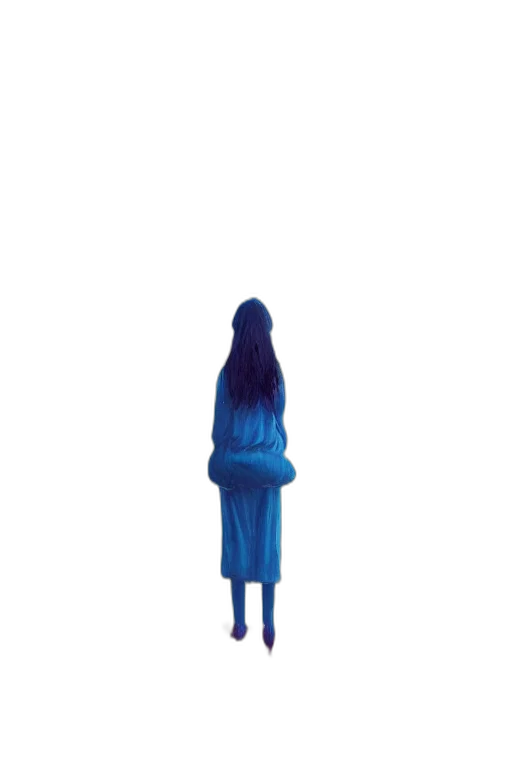 dress, hair, creature, jacket, concept art, vaporwave, 3d render, pixel art transparent PNG cut-out
