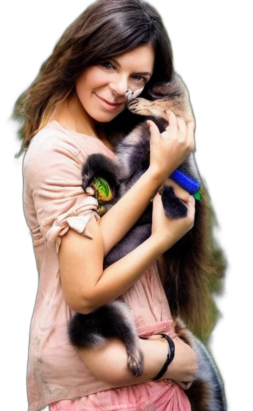 animal, creature, photorealistic, oil painting transparent PNG cut-out