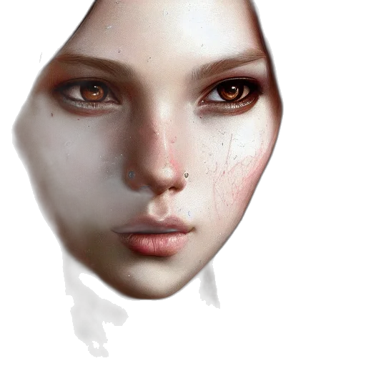 face, mask, robot, creature transparent PNG cut-out