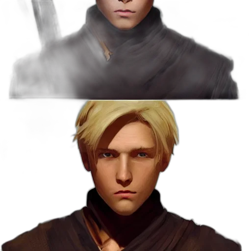face, concept art, fantasy art, photorealistic transparent PNG cut-out