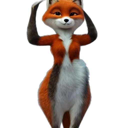animal, staff, creature, hat, concept art, 3d render, cartoon, fantasy art transparent PNG cut-out