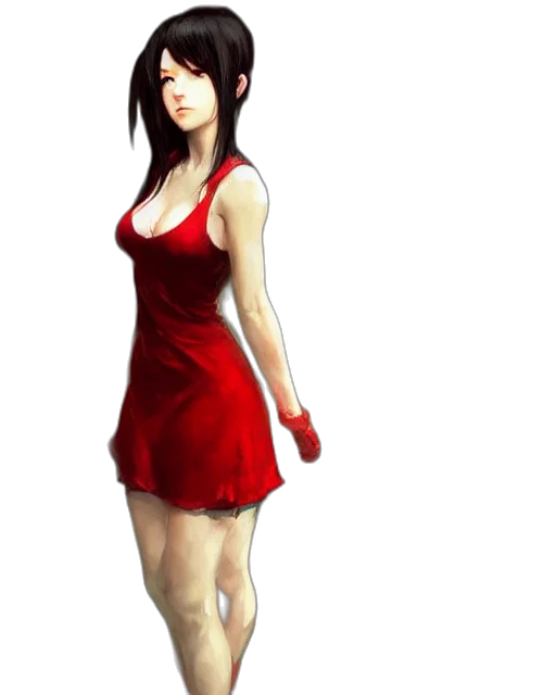dress, staff, concept art, photorealistic transparent PNG cut-out