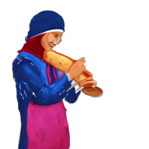 food, staff, weapon, face transparent PNG cut-out