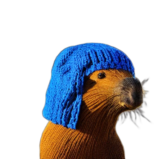 hat, animal, jacket, hair transparent PNG cut-out