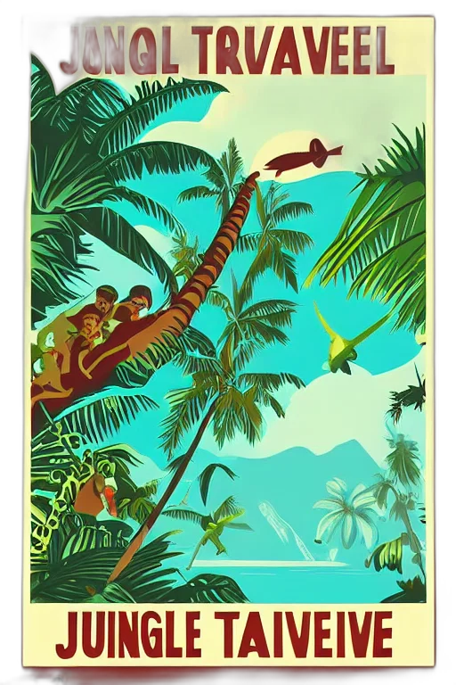 animal, concept art, beach, forest transparent PNG cut-out
