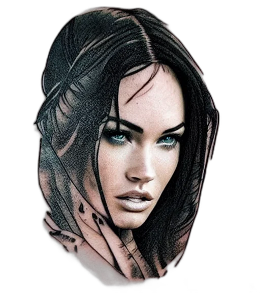 face, hair, mask, jewelry transparent PNG cut-out