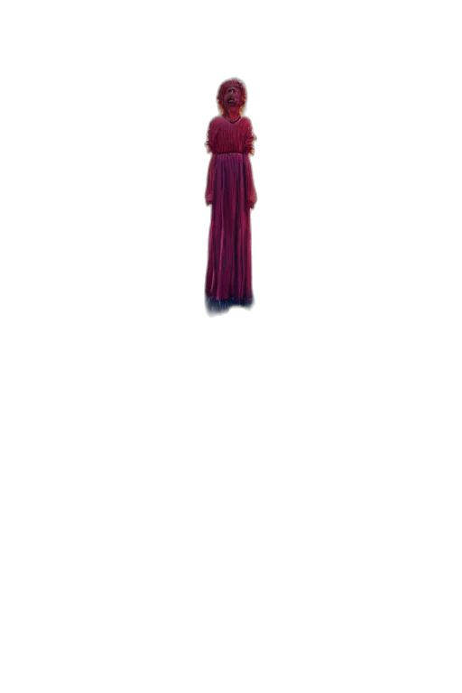 dress, staff, umbrella, jewelry transparent PNG cut-out
