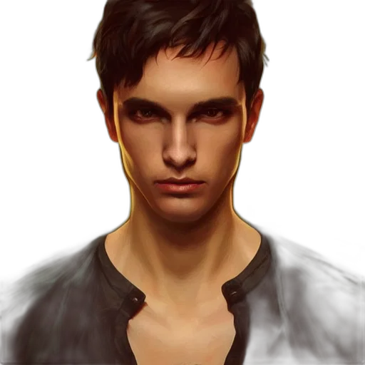 face, photorealistic, fantasy art, concept art transparent PNG cut-out