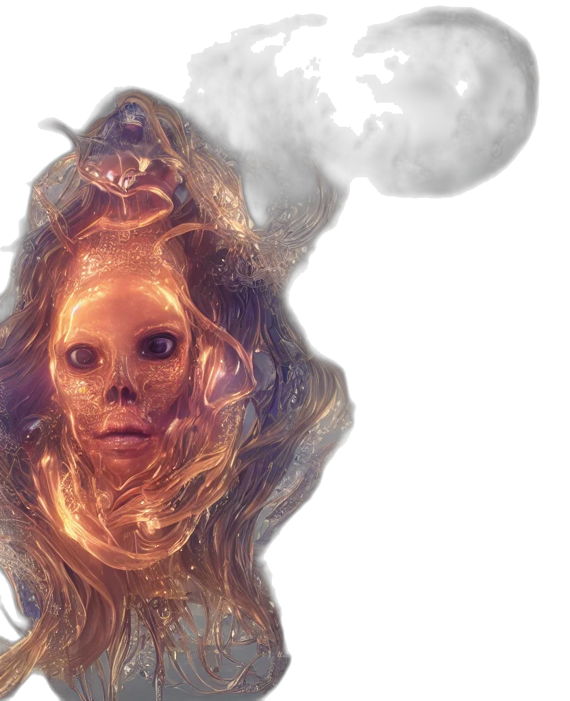 mask, face, creature, hair transparent PNG cut-out