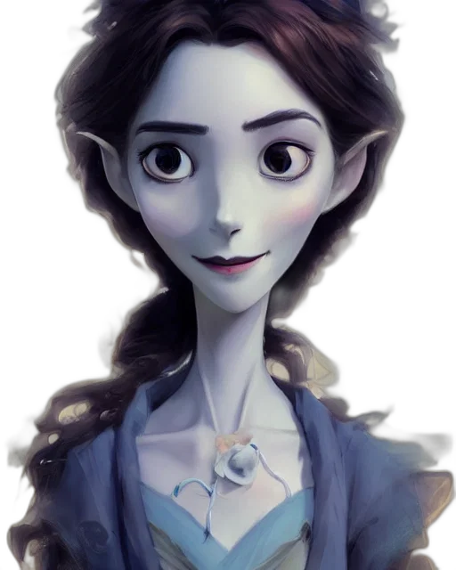 face, dress, staff, crown, fantasy art, concept art, cartoon, photorealistic transparent PNG cut-out
