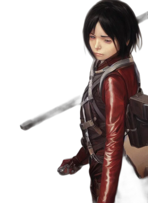 staff, weapon, jacket, sword, concept art, fantasy art, comic book art, photorealistic transparent PNG cut-out