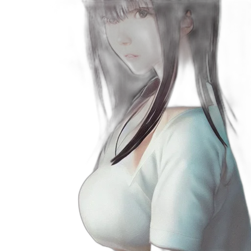 dress, face, robot, creature transparent PNG cut-out