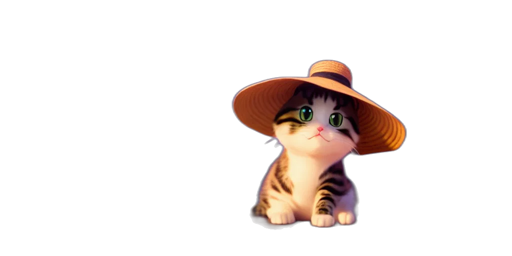 hat, animal, staff, creature transparent PNG cut-out