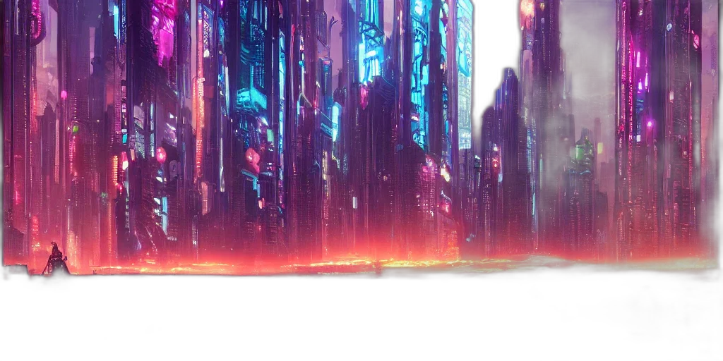 sword, bottle, robot, dress, cyberpunk, concept art, comic book art, vaporwave transparent PNG cut-out