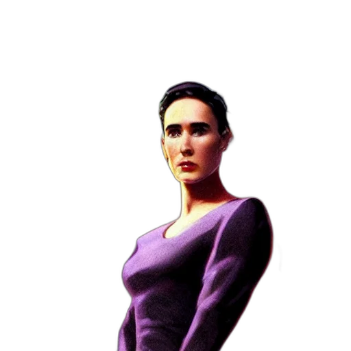dress, robot, staff, face transparent PNG cut-out