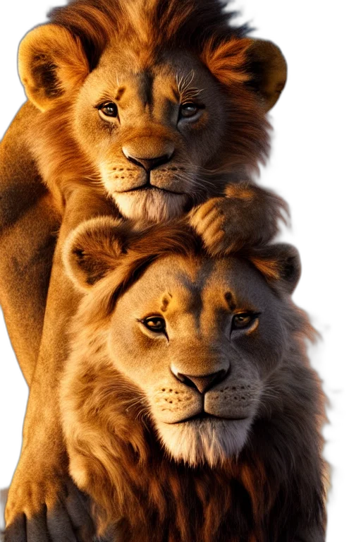 crown, animal, photorealistic, concept art transparent PNG cut-out
