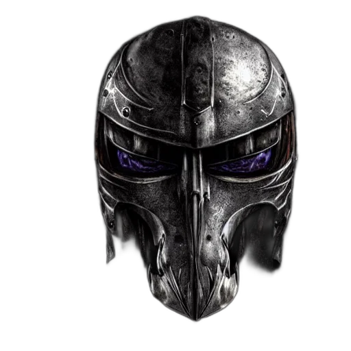 mask, face, robot, concept art, fantasy art, cyberpunk, 3d render, crow transparent PNG cut-out